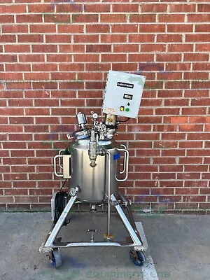 DCI 50 Liter Stainless Steel Jacketed Reactor  Mixing Tank W/ Mixing Shaft • $7500