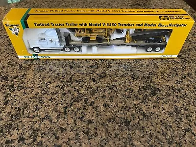 1/50 Dcp Vermeer Truck  Trailer And Model V-8550 Trencher And D 33x44 Navigator • $249.99