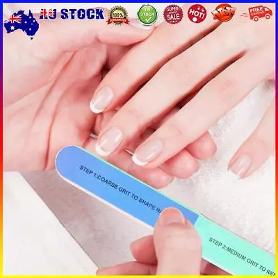 Six-Sided Nail Polishing File Creative Printing Nail Sanding Tool Buffer # • $10