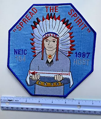 NE 1-C Conference - 1987 Back Patch ... Camp Squanto ...  Spread The Spirit  • $20