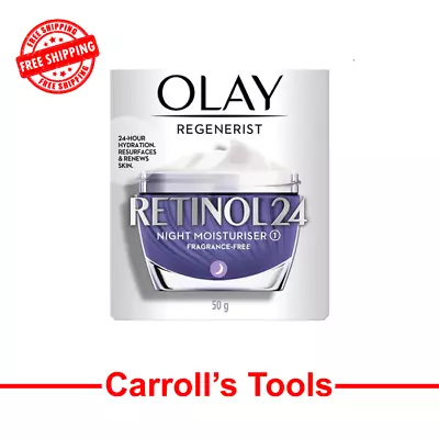 Olay Regenerist Retinol 24 (NIGHT) Moisturiser - 50g • $27.98