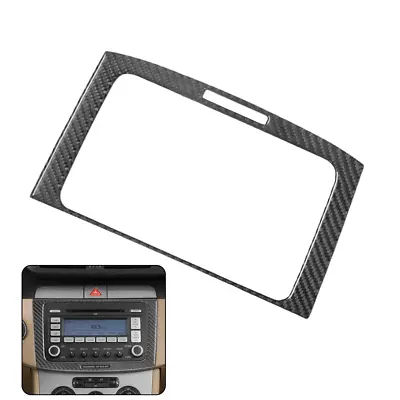 Car Radio Controller Panel Trim Cover Carbon Fiber Fit For VW Passat 2006-2011 • $16.99