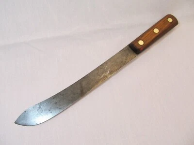 $39.95 • Buy VINTAGE J.A.HENCKELS TWINWORKS 10  Blade CARBON STEEL BUTCHER KNIFE
