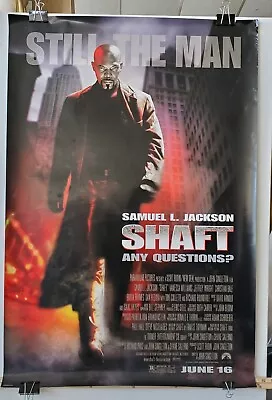 Large Shaft Movie Poster 27x40 D/S 2000 Samuel Jackson Christian Bale Vintage  • $24.99