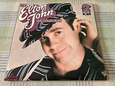 £15 • Buy ELTON JOHN LIVE 17-11-70 & HERE & THERE UK 1979 UK Press GATEFOLD SLEEVE N MINT