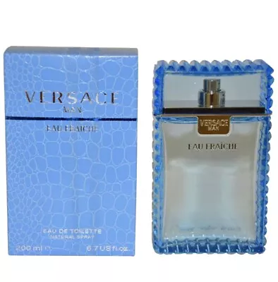 Versace Man Eau Fraiche By Gianni Versace 6.7 Oz EDT Cologne For Men New In Box • $75.99