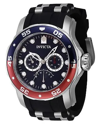 Invicta Pro Diver Retrograde GMT Pepsi Bezel Blue Dial INV46968 100M Mens Watch • $170.71