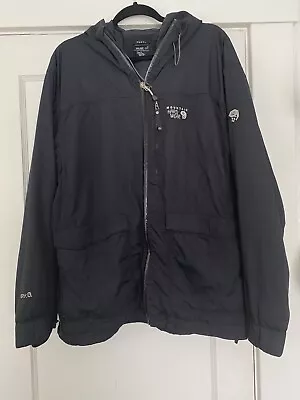 Mountain Hardwear Dry Q Hooded Jacket Black Size XL • $90