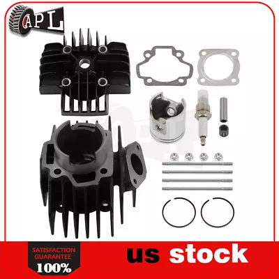 60cc Cylinder Piston Gasket Head Top End Kit For Yamaha PW50 1981-2009 • $40.45