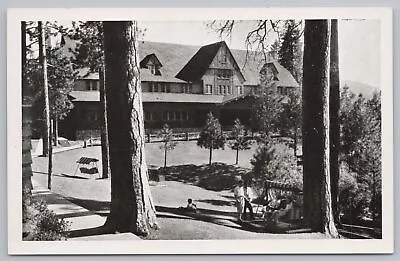 Feather River Inn~Californias Outstanding Mountain Resort~West Pacific RR~Vtg PC • $2.80