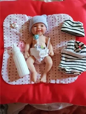 7-9in Dolls Clothes Set For Mini Reborn Silicone Dolls Micro Preemie Accessories • $11.70