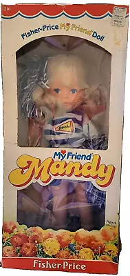 Vintage My Friend Doll Mandy The Cheerleader By Fisher-Price 1982 • $40