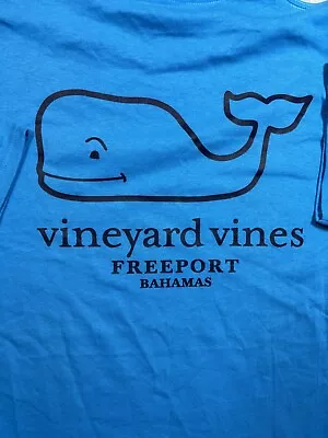 Vineyard Vines Size Small T Shirt Blue  Freeport Bahamas • $12.99