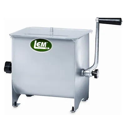 LEM Meat Mixer Manual Hand Crank Stainless Steel #654 Mighty Bite 20 Lb Capacity • $199.99