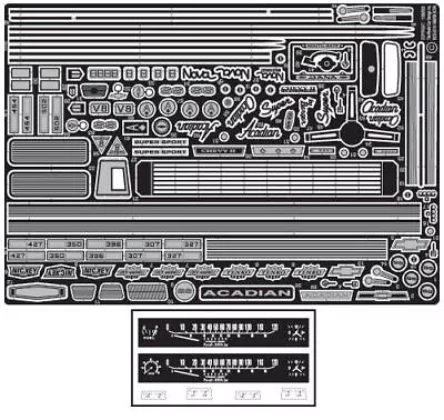 Model Car Garage 2218 1/25 Scale 1968-69 Chevy Nova Photo Etched Details • $22.99