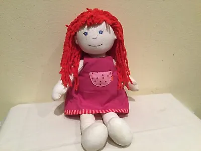 Haba All Cloth Rag Doll Orig. Clothes Red Hair Designed In Germany Washable • $21.99