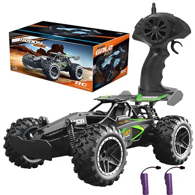 1:18 2WD Fast RC Car High Speed Remote Control Car Boys Toys Kids Gifts Black • £43.04