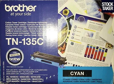 £19 • Buy Genuine Brother TN-135C Cyan High Yield Toner Cartridge TN-135 C OPEN VAT Inv