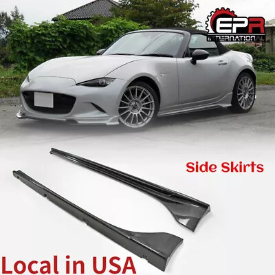 For Mazda MX5 ND ND5RC Miata Roadster ESQ Style Carbon Side Skirt Body Kits 2pcs • $533.23