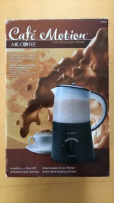 Mr. Coffee Cafe Motion Hot Beverage Maker HCLF 32oz Pitcher New In Box - Tested! • $59.99