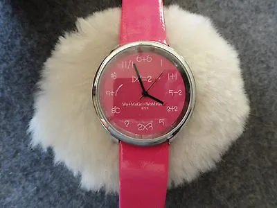  Math  Quartz Ladies Watch - Pink With A Pink Band • $22.95