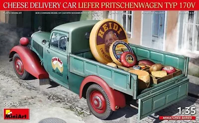 MIN38046 - Miniart 1:35 - Cheese Car Leifer Pritschenwagen Typ170V • £31.14