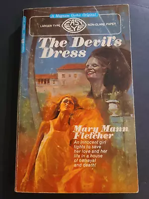 The Devil S Dress By Mary Mann Fletcher A Magnum Gothic Original EasyEye PB 1972 • $9.99