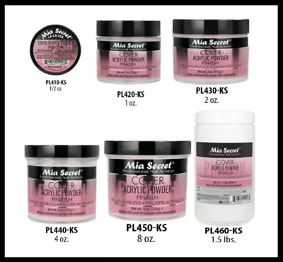 Mia Secret Cover PINKISH Acrylic Powder - CHOOSE SIZE: • $10.62