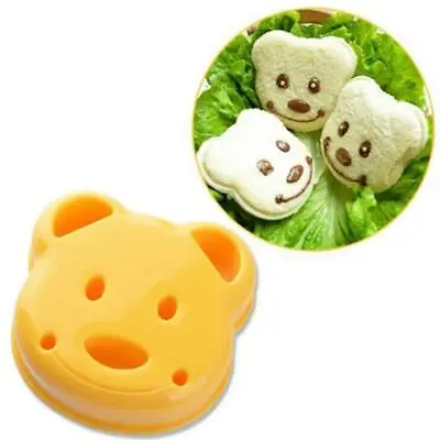 £3.17 • Buy Yellow Cute Bear Shape Sandwich Bread Toast Maker Mold Cake Mold Maker Creative