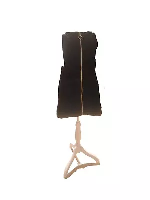 Women's H&M Divided Black Jumper Overall Dress Size 4  • $6