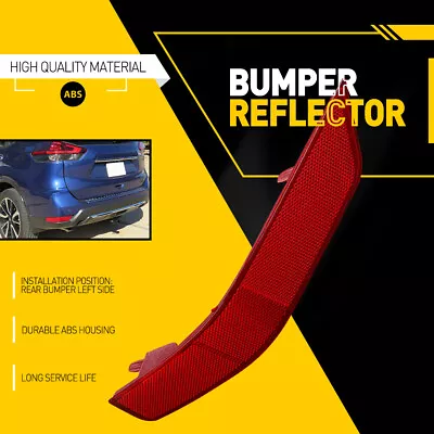 Left Driver Side Rear Bumper Reflector Light Case For 2017-2020 Nissan Rogue • $11.99