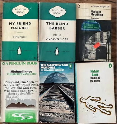 Penguin Vintage Paperback Mystery  -- Six Books! Very Good/fine Condition • $30