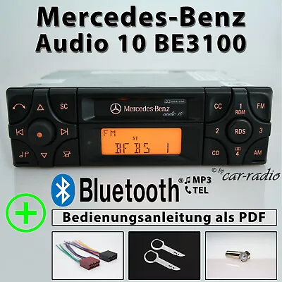 Genuine Mercedes Audio 10 BE3100 Bluetooth Becker Radio MP3 A2108200986 Set • $301.89