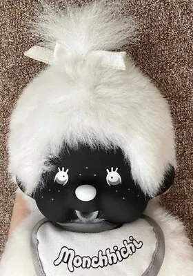 Rare Monchhichi Monotone B/W Plush Doll S • $301.90