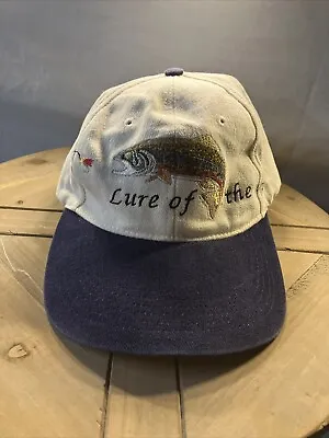 Vintage Port Authority Baseball Cap Fishing “Lure Of The Wild” One Size Outdoors • $1.25