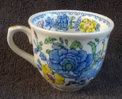 Vintage Masons Regency Blue Yellow Floral 3” Cup Made In England • $12.99