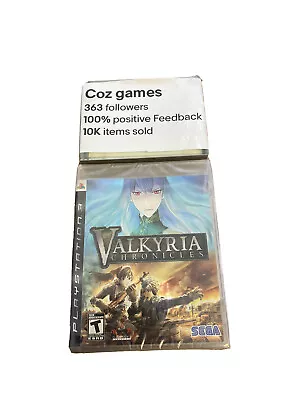 Valkyria Chronicles For The Ps3 Brand New And Sealed USA Version Sega Strategy • $60