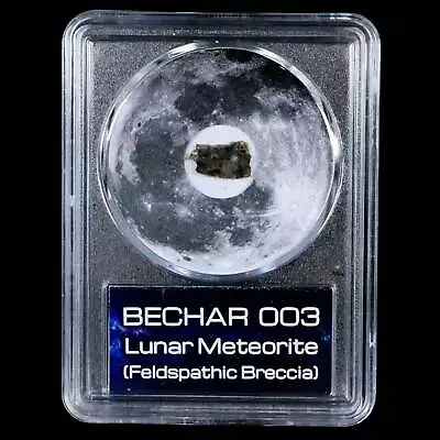 Moon Rock Lunar Meteorite Bechar 003 Algerian Sahara Desert Discovered 2022 COA • $57.99