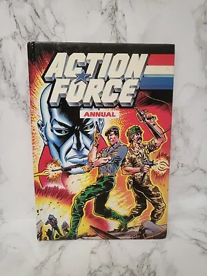 Vintage Action Force 1980s Annual Marvel Hardback Book • £6.99
