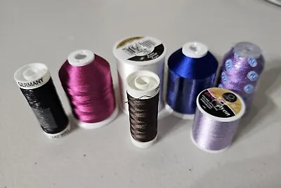 Sulky Rayon Embroidery Thread Spools Lot Of 7  • $8.85