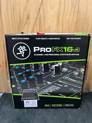 Mackie PROFX16V3 16-Channel Effects Mixer • $379.97