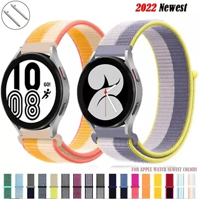 $9.99 • Buy For Samsung Galaxy Watch 46mm SM-R800 Woven Nylon Watch Band Sport Wrist Strap