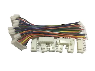 8 SETS JST XH 7 Pin Female Single Connector With Wires 100MM 1007 26AWG • $12.99