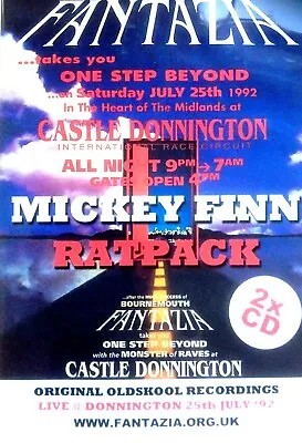 Fantazia One Step Beyond 1992  - 2 X Cd Pack Oldskool Dj Mickey Finn Ratpack New • £13.95