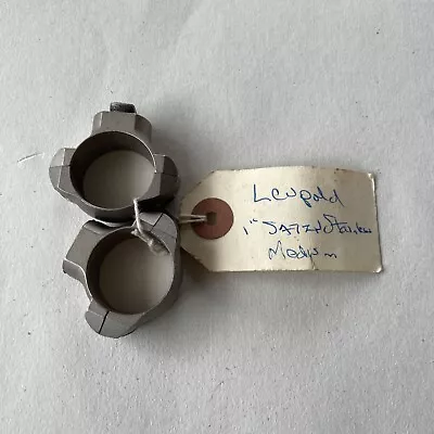 Leupold 1” Satin Stainless Medium Scope Rings • $25