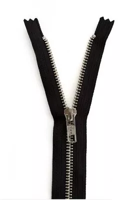 56cm (22 ) #5 YKK Black Closed End Metal Zip • $5.45