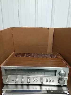 Toshiba Stereo Receiver 1978 Vintage SA-725 Stereo AM/FM Phono & More Parts Only • $50