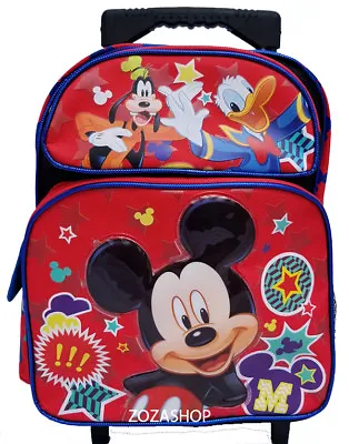 Disney Mickey 12  Toddler Small Roller Backpack Rolling Backpack Kid's   • $21.90