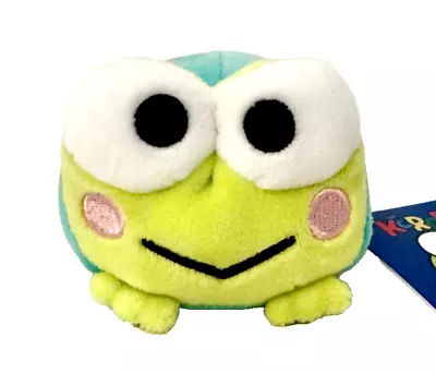 Sanrio Keroppi Mini Mochi Plush 3.5  Authentic Charm Green Frog Kawaii NWT • $10.77