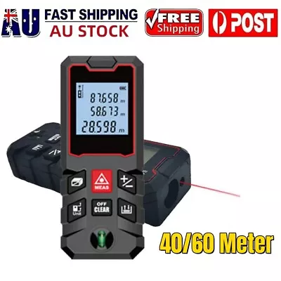 Laser Distance Meter Digital Ultrasonic Range Finder Measure Tape Diastimeter • $36.98